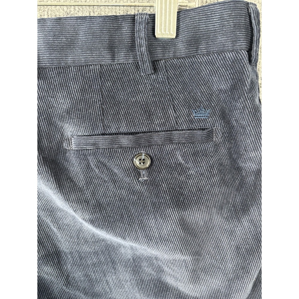 Peter Millar Corduroy Pants Men 36x28 Navy Blue Golf Performance Luxury Preppy - Picture 7 of 9